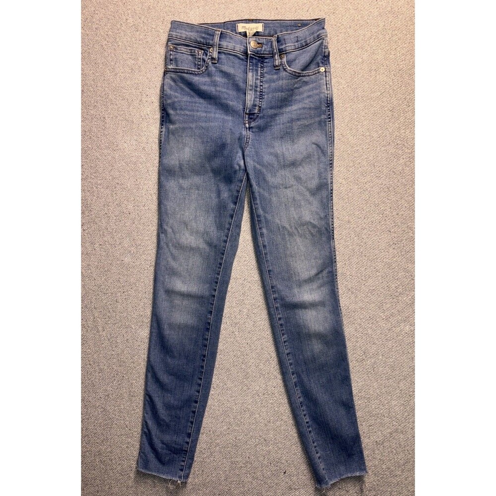Madewell 10" High-Rise Skinny Jeans Women’s Size 26 - Raw Hem Fair Trade Denim